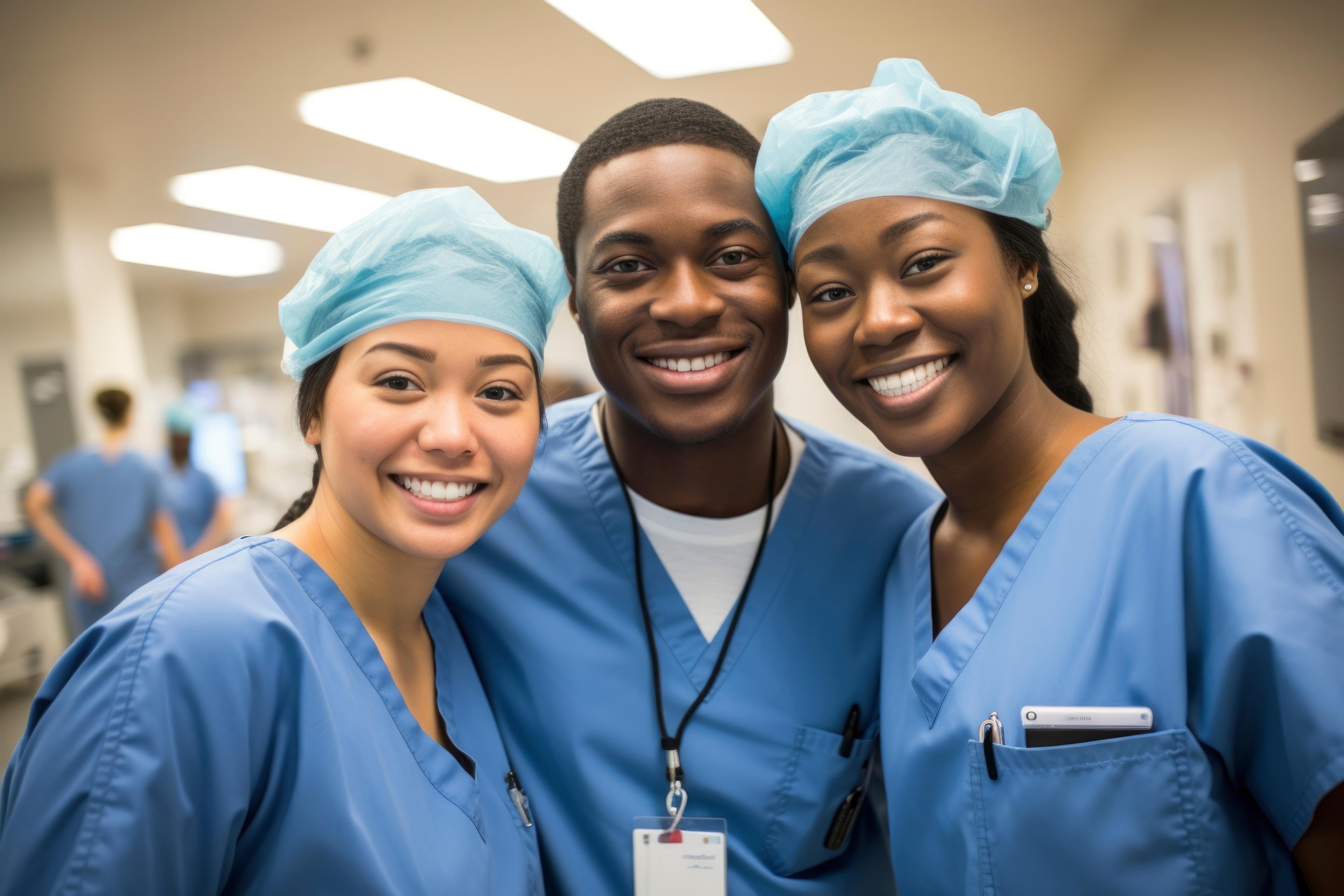 Smiling nurses